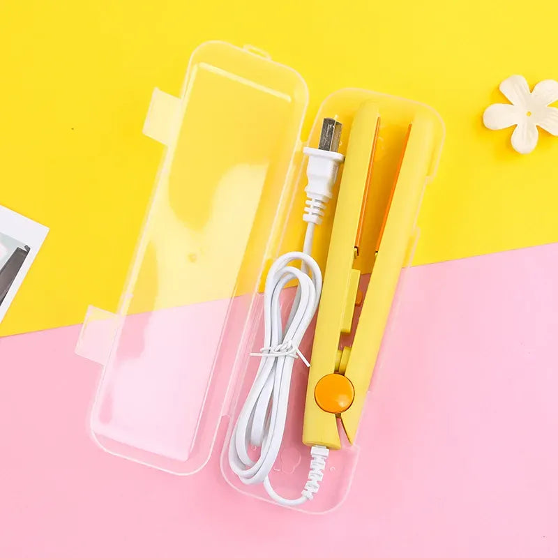 Mini Portable Hair Straightener for Travel & Quick Styling