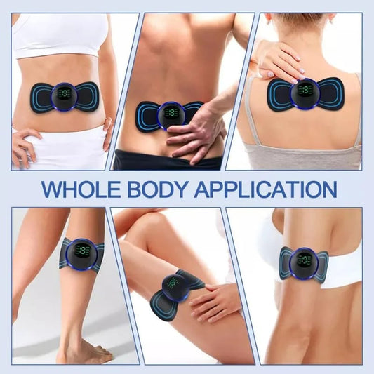 Butterfly Massager for Pain Relief β Rechargeable EMS Body Massage Device