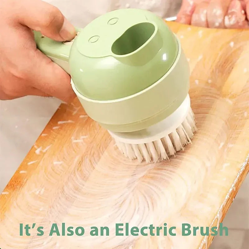 4 in 1 Electric Vegetable Cutter | Rechargeable