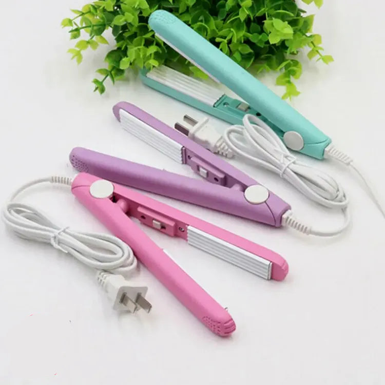 Mini Portable Hair Straightener for Travel & Quick Styling