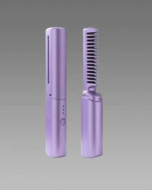 Mini Rechargeable Hair Straightener & Hot Comb